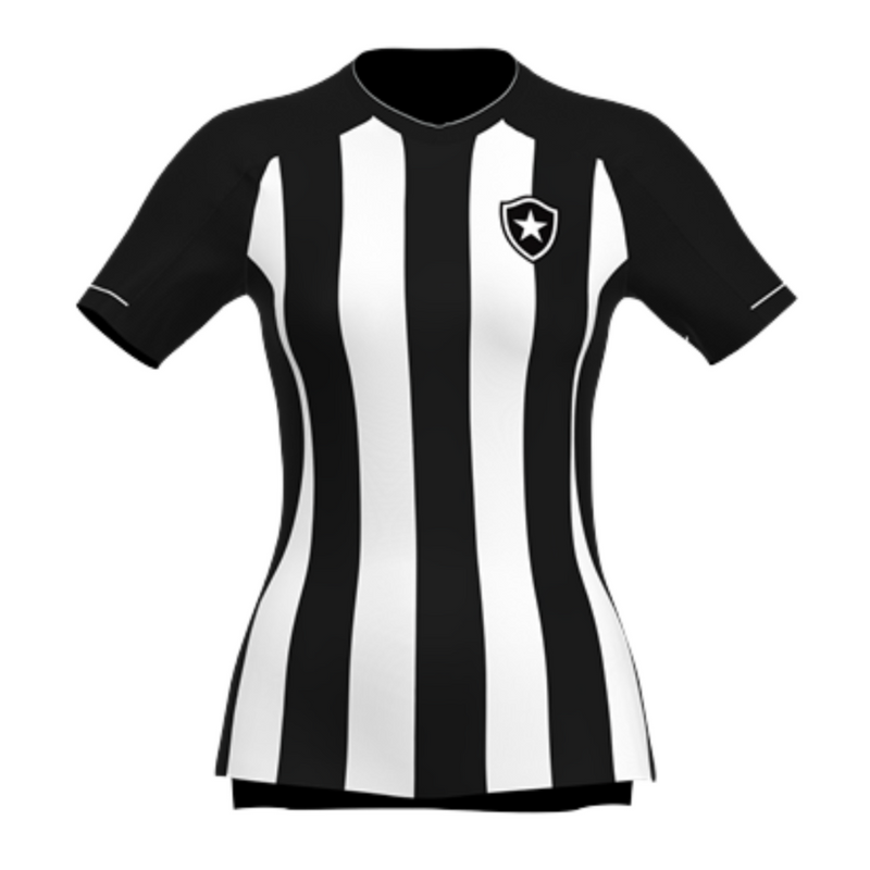 Camisa Feminina Botafogo l 2022/23 Alvinegra - Modelo Baby Look