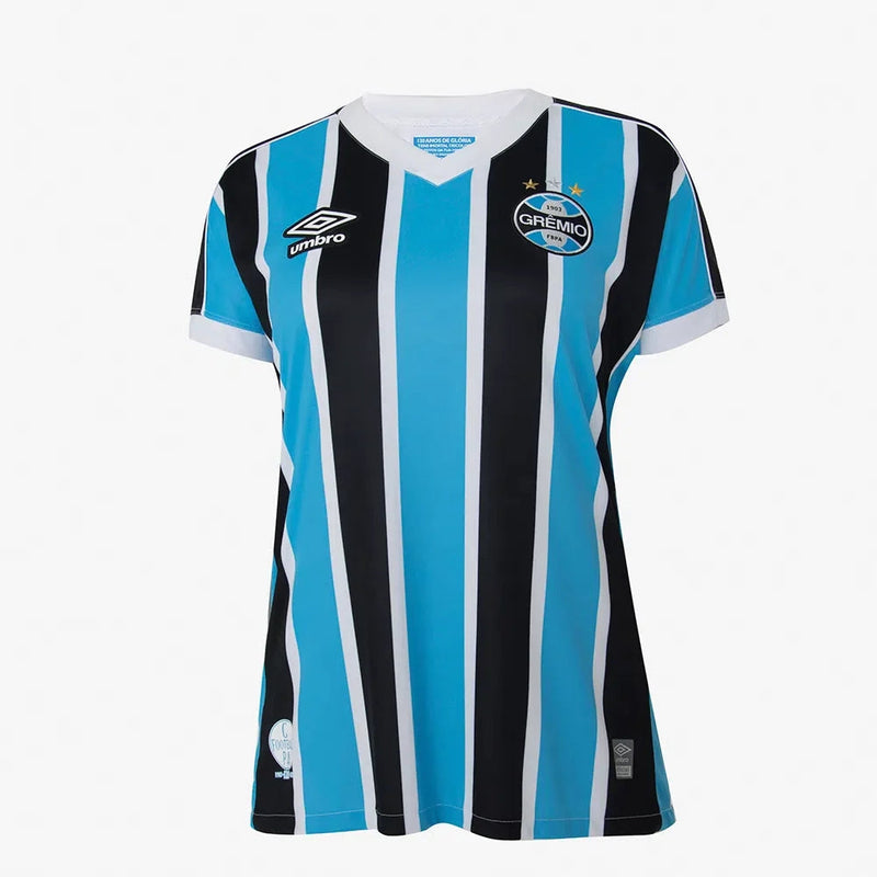 Camisa Feminina Grêmio l 2023/24 Tricolor - Modelo Baby Look