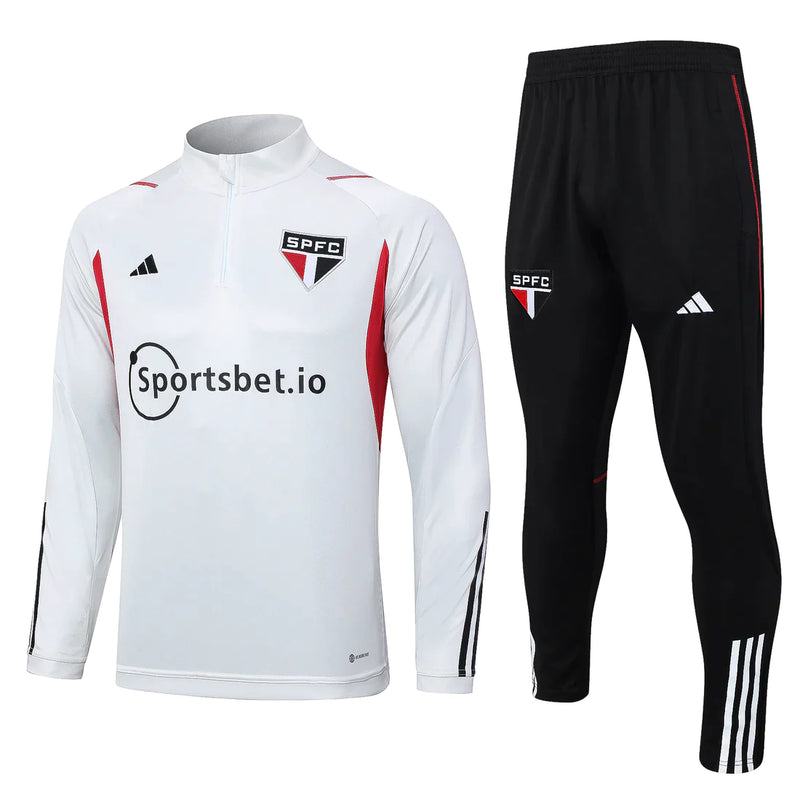 Conjunto de Frio São Paulo 2023/24 Branco - Treino