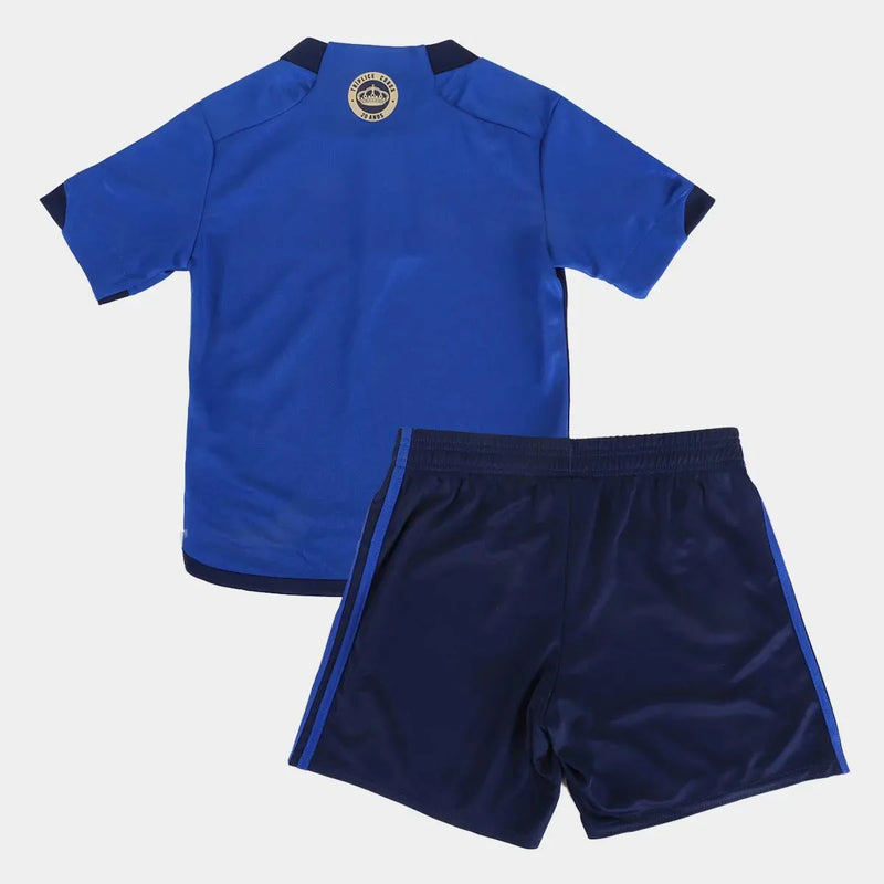 Conjunto Infantil Cruzeiro l 2023/24 Azul - Modelo Torcedor