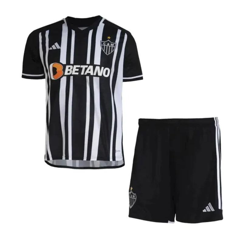 Conjunto Infantil Atlético Mineiro l 2023/24 Listrado - Modelo Torcedor