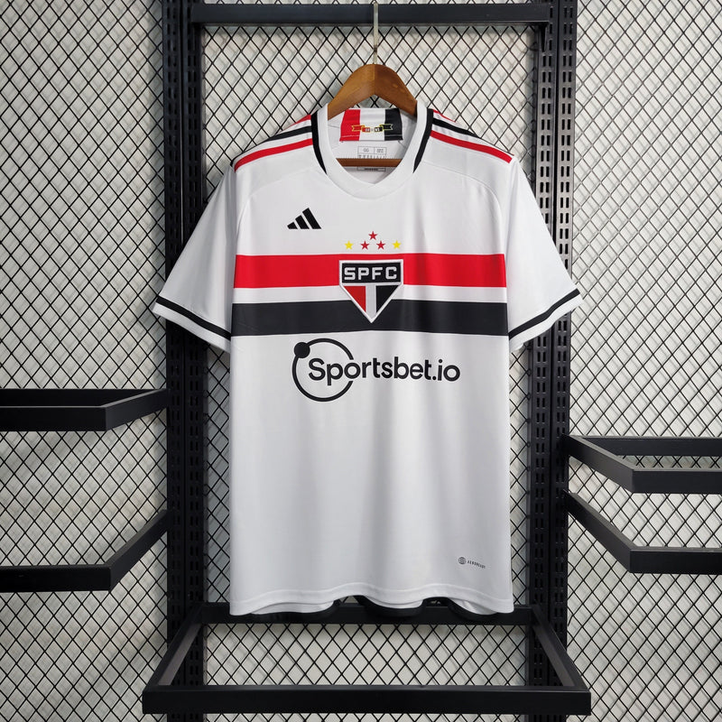 Camisa São Paulo l 2023/24 Branca - Calleri N9