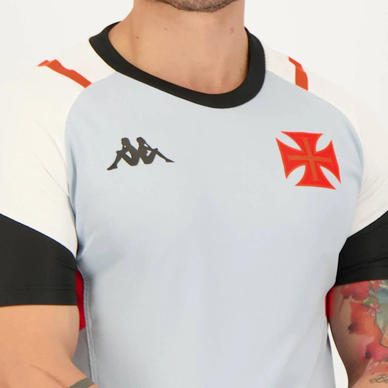 Camisa Vasco da Gama Treino 2023/24 Cinza - Modelo Torcedor