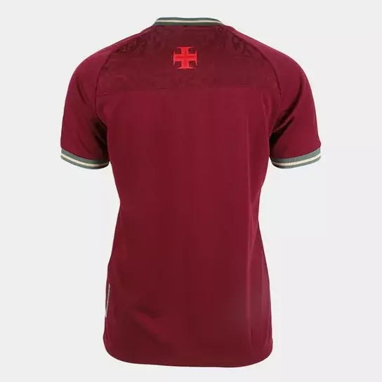 Camisa Feminina Vasco da Gama Goleiro 2022/23 Bordo - Modelo Baby Look